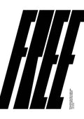 Free (black) poster