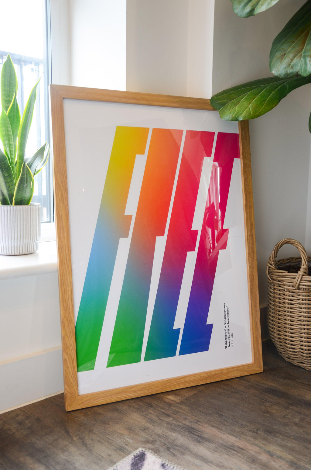 Free (colour) poster