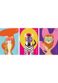 Joyful Animals (set of 3 posters)