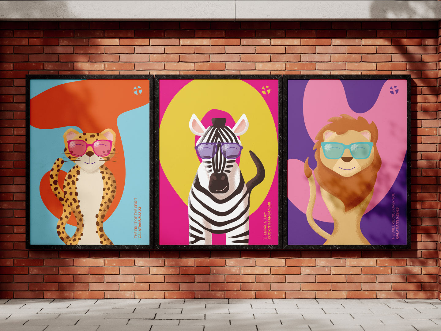 Joyful Animals (set of 3)